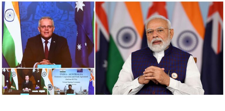 India signs Economic Cooperation and Trade Agreement (ECTA) with Australia