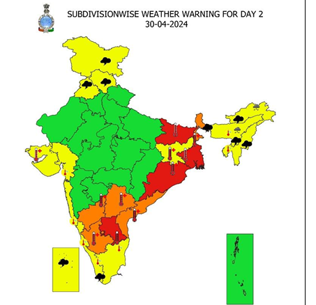 Rainfall, hailstorm expected over next few days in these parts of India