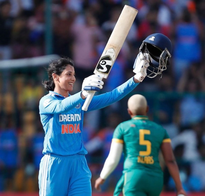 Smriti Mandhana ranks 3rd on ICC Women ODI batting ranking